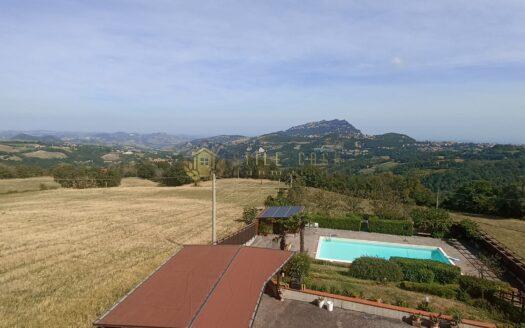 Valle sant’anastasio Italia : Villa con Piscina e Panorama